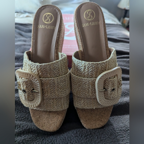 Espadrille Platform Sandals Size 7.5 - Picture 2 of 6